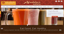 Desktop Screenshot of aladdinseatery.com
